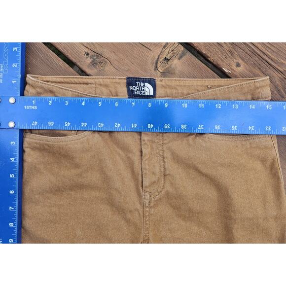 The North Face Women 6 Normal Tungsted Brown Olive Stretch Pants - Picture 6 of 12
